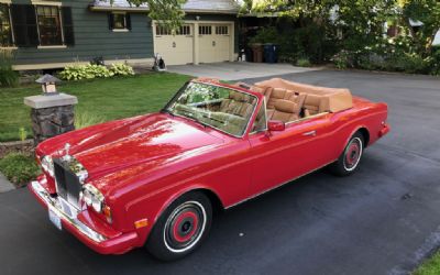 1989 Rolls-Royce Corniche Convertible