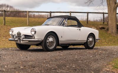 1959 Alfa Romeo 1300 Giulietta Spider Normale/Veloce 